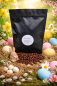 Preview: Kaffee Ostertütchen mit „Ostersticker Frohe Ostern“ 50 g. Aromatisierter Kaffee