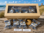 Preview: 15 x plattkeks im sandfarbenden Geschenkkarton 90 g.
