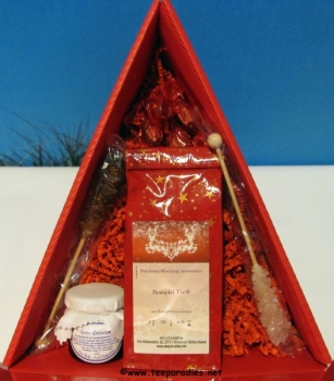 Roter Tannenbaum-Präsent „Bratapfel“