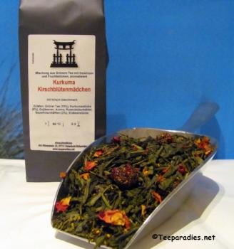 Grüner Tee: Kurkuma Kirschblütenmädchen