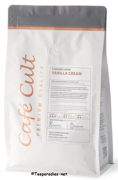 Cha Cult: Kaffee „Vanilla Cream“ in 250 g Tüte, ganze Bohne aromatisiert