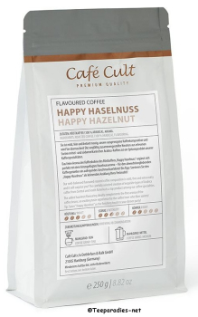 Café Cult: Coffee “Happy Hazelnut” bag of 250 g, whole bean flavoured