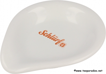 NEU: Schlürf Tee Siebablage weiß