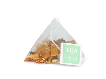 1836: Früchteteemischung Mango n´ Friends Mango-Note aromatisiert 50 Pyramidenbeutel im Sachet à 4 g