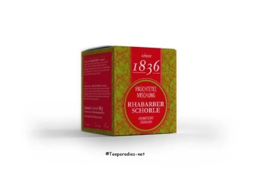 1836 Früchteteemischung, aromatisiert, Rhabarberschorle, Rhabarber Note since 1836 – 60g.