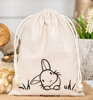 “Rabbit” cotton gift bag, ideal for packaging Café Cult coffee or tea from our shop