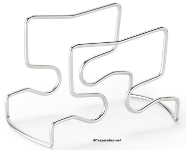 Café Cult: Halter "Kenny" Edelstahl passend für Café Cult: „Drip Coffee Bags“ 10,5 x 5,4 x 6,7 cm