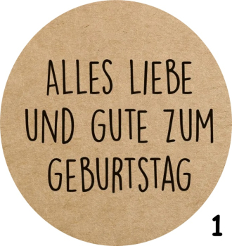 Früchtetee-Präsent: „Das Tee-Tütchen mit Aufkleber Ihrer Wahl“ 50 g.