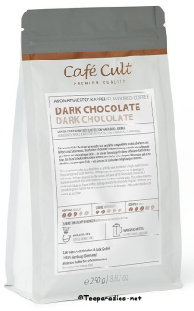 Cha Cult: Kaffee „Dark Chocolate" in 250 g Tüte, ganze Bohne aromatisiert
