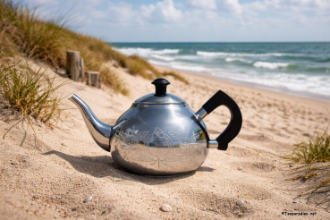 Preview: Teeset „die ostfriesische Teestunde“ Teekanne & Stövchen: