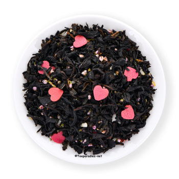 Preview: Rosa bis wolkig (Aromatisierte Schwarztee-/Früchtemischung) tolle Geschenkidee zum Muttertag oder Vatertag