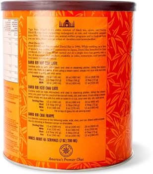 Gr. Dose: David Rio Chai Latte 1814 g. "Tiger Spice"