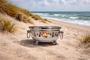 Ostfriesisches Stövchen auf Fuß, 11,5 cm für die „ostfriesische Teezeremonie“