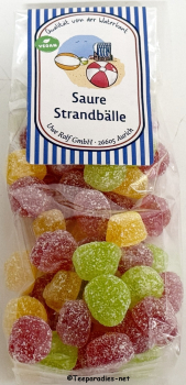 Saure Strandbälle 130 g. - vegan