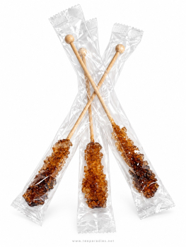 Preview: 100 x Kandis-Sticks weiß & braun "einzeln verpackt"