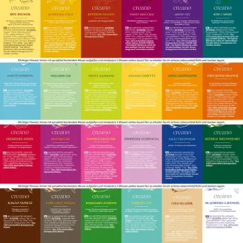BIO: Das kleine „Bio Tee-Adventskalender-Weihnachtshaus“ 24er Mix