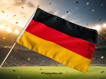 Fussballmitbringsel 1: Deutschland Stockfahne & Grillgewürz