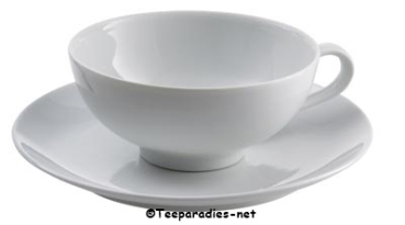 Teetasse mit Untertasse weiß 2-tlg. 250 ml “Classic“