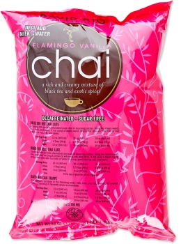 GASTRO: David Rio Chai Flamingo Vanilla im „Nachfüllbeutel“ 1350 g.