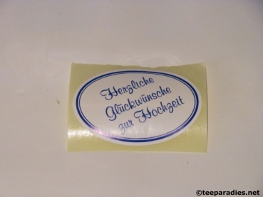 Teeaufkleber für Präsente aller Art