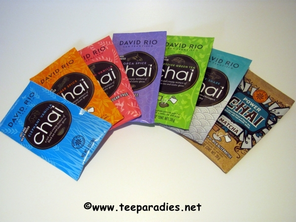 Wichtelbeutel "David Rio Chai“ Probierset 7 Sorten im Sachet „Set“