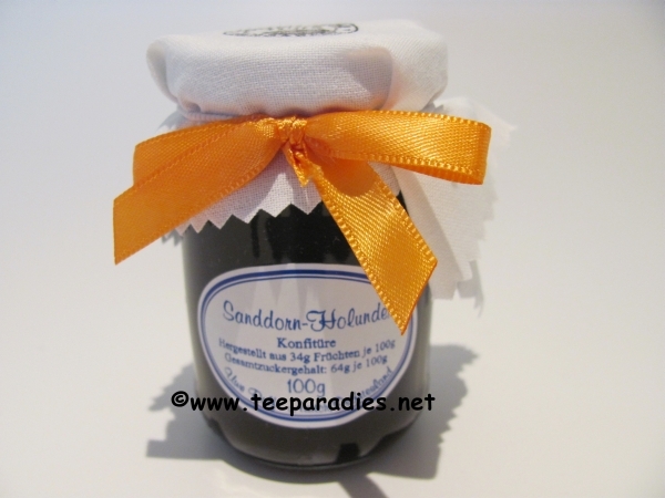 Sanddorn-Holunder Konfitüre 100 g.