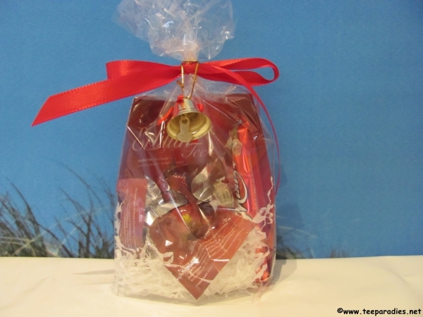 Erblühtee Weihnachtstüte mit Messingglöckchen