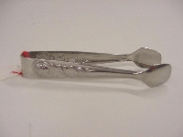 GRÄWE Zuckerzange - Süßwarenzange ROSENDEKOR