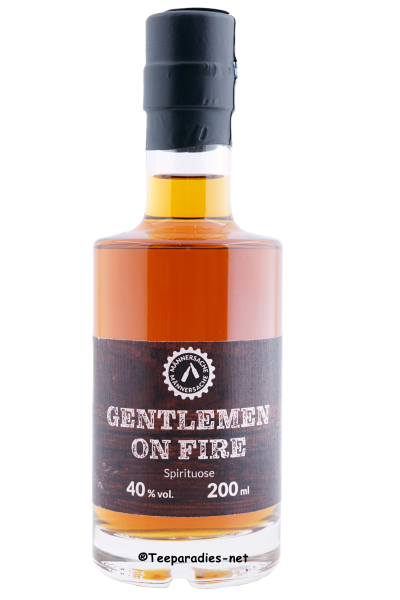 Männersache von Collier: Gentlemen on Fire Whisky 40 % Vol. 200ml.