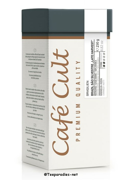 Café Cult: Speciality: Coffee Brazil São Silvestre “Late Harvest” bag of 250 g, whole bean