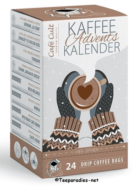 Coffee Advent Calendar “hand warmer” 240 g.