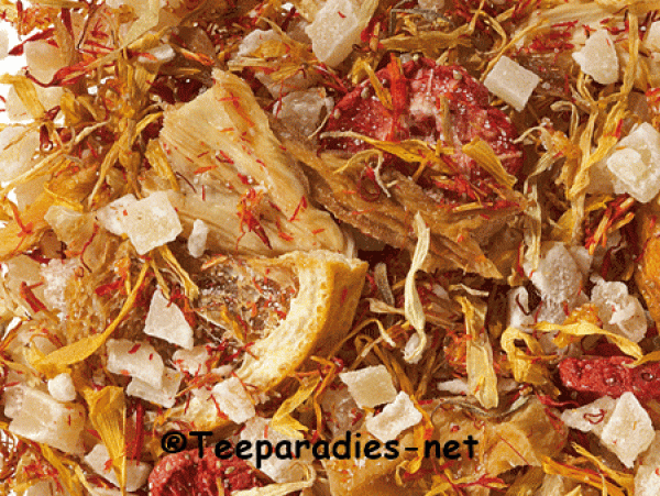 Tee Ostertütchen mit „Ostersticker Frohe Ostern“ 50 g. Aromatisierter Früchtetee