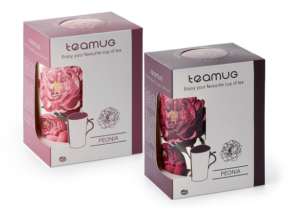 teamug „Peonia“ New Bone China-Kräuterteetasse 2 Becher