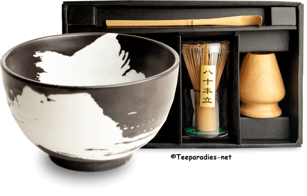 Geschenkset: Matcha Set 'Kasasagi' 4-teilig in Geschenkbox