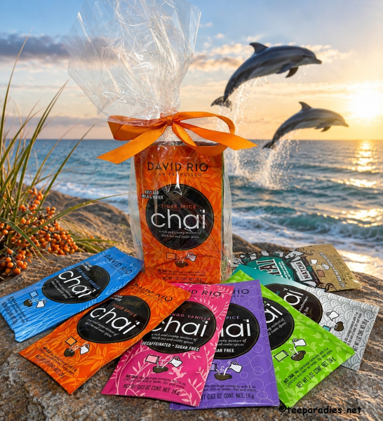 Geschenkset: David Rio Chai Latte "Probierset" 7 x Sachets