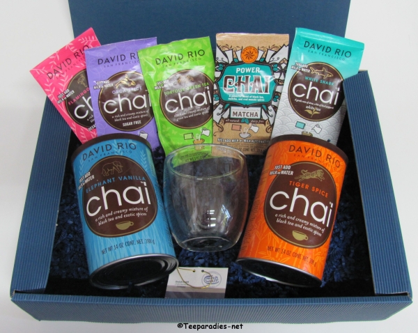 "David Rio Chai" Präsentkorb**David Rio Chai Elephant Vanilla & Tiger Spice