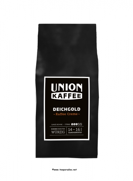 Union Kaffee: Deichgold Kaffee Creme 500g. ganze Bohne