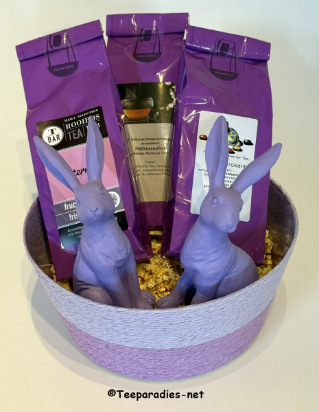 Lila/Fliederfarbendes Osterkörbchen „Robby“: