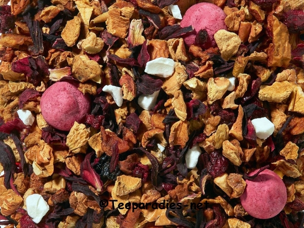 Fruit tea blend Cherry Meringue [Cherry Cream] flavoured