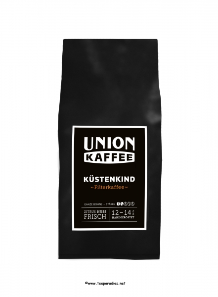 Union Kaffee: Küstenkind Filterkaffee 500 g. ganze Bohne