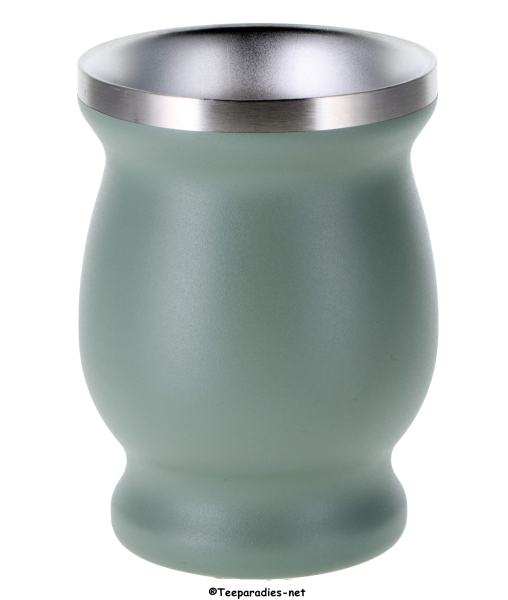 Stainless steel mate cup 'Mateo' 240 ml green