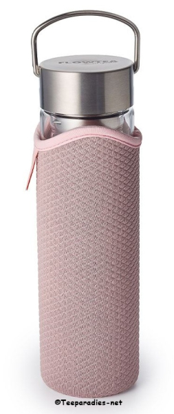 Flowtea® "Cherry Blossom" doppelwandiges Glas mit Edelstahlsieb