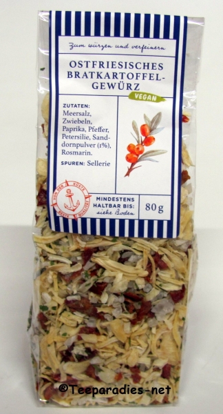 Ostfriesisches Bratkarfoffelgewürz 80 g.