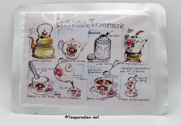 Teepostkarte „Teezeremonie“