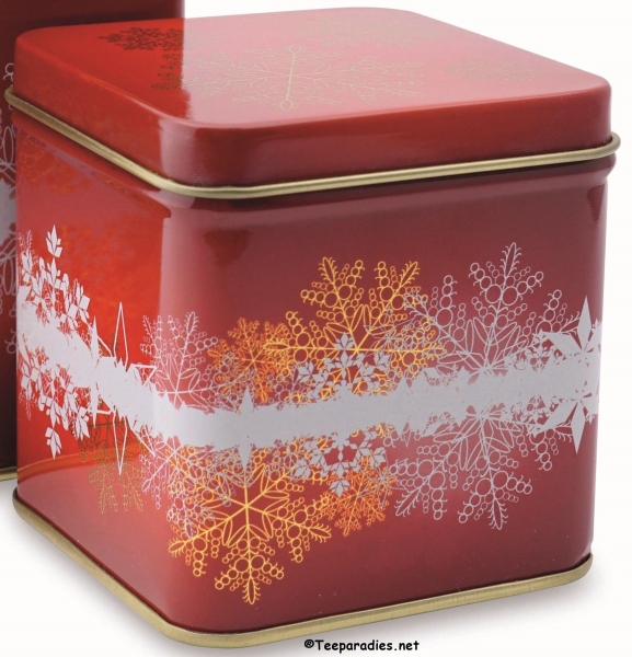 Weihnachtsteedose "Snowflakes" 100 g.