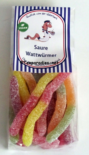 Saure Wattwürmer 130 g. - vegan