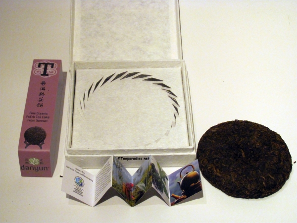 BIO: Schwarzer Tee China k.b.A. Yunnan Pu-Erh Tea Cake 1 x 200g