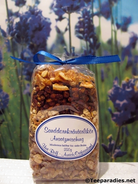Ansatzmischung: Sanddorn Kräuterlikör 250 gr.