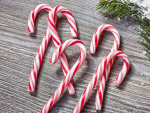 Zuckerstangen rot/weiß, 12 St je Packung Länge 12,8 cm, 170 g -Geschenkidee-