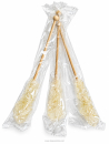 Kandis-Sticks 5 Stck. weiß "einzeln verpackt" Kandissticks Zuckerstangen